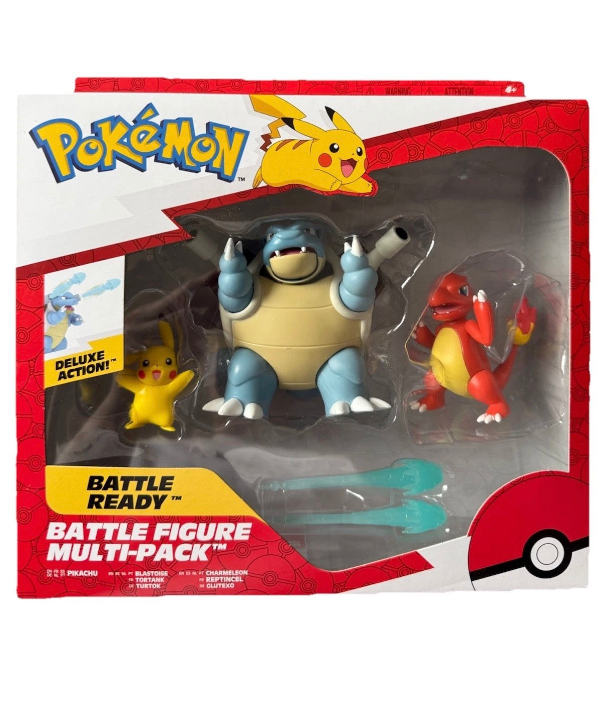 Pokemon Battle Figure Multipack Turtok Glumanda Pikachu